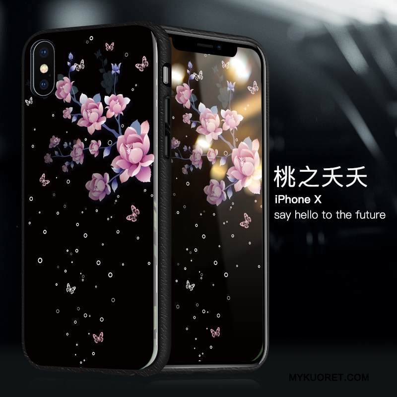 Kuori iPhone X Laukut Violetti Puhelimen Kuoret, Kotelo iPhone X Silikoni Murtumaton Ultra