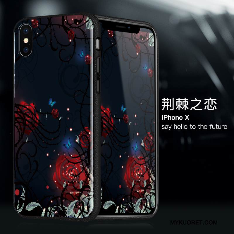 Kuori iPhone X Laukut Violetti Puhelimen Kuoret, Kotelo iPhone X Silikoni Murtumaton Ultra