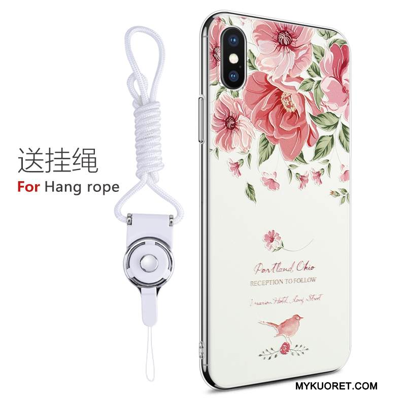 Kuori iPhone X Luova Persoonallisuus Murtumaton, Kotelo iPhone X Pehmeä Neste Pesty Suede Vihreä