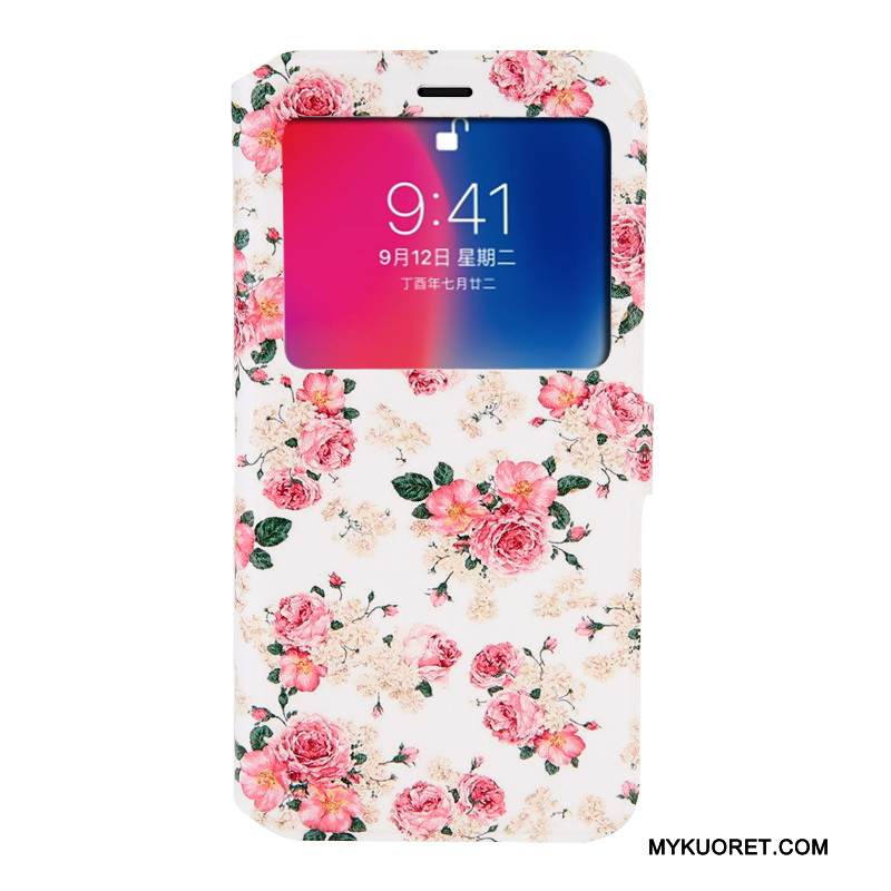 Kuori iPhone X Maalaus Sininen Puhelimen Kuoret, Kotelo iPhone X Suojaus Murtumaton