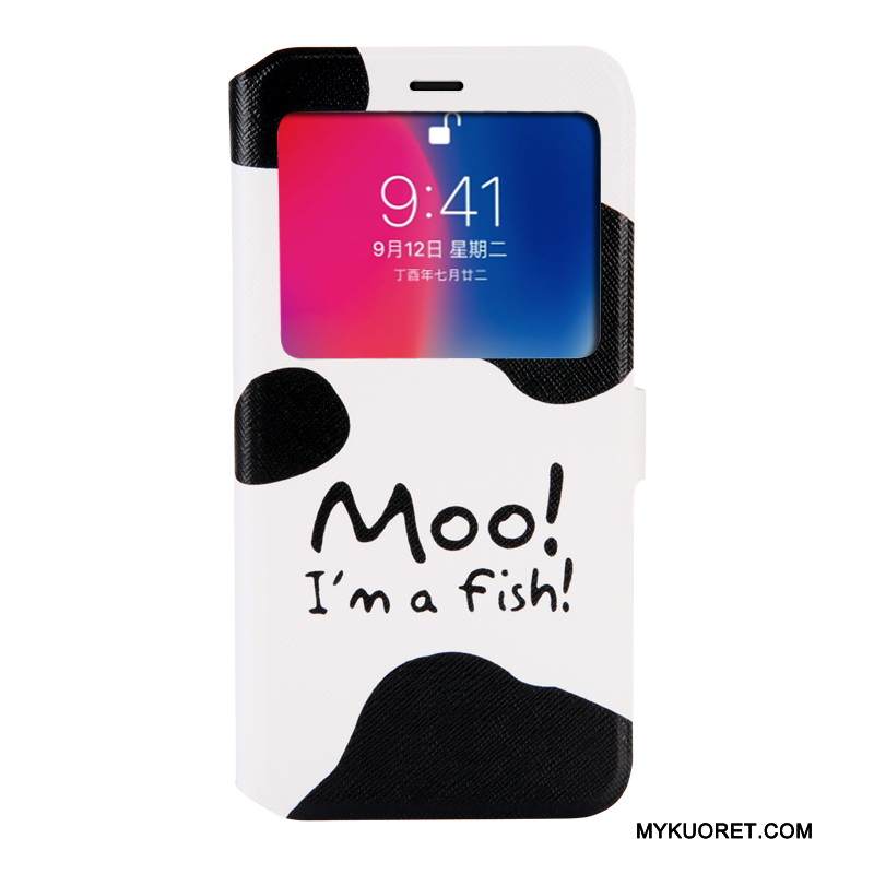 Kuori iPhone X Maalaus Sininen Puhelimen Kuoret, Kotelo iPhone X Suojaus Murtumaton