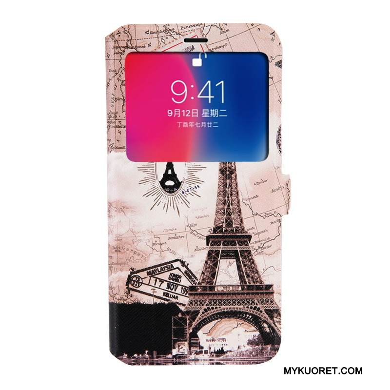 Kuori iPhone X Maalaus Sininen Puhelimen Kuoret, Kotelo iPhone X Suojaus Murtumaton