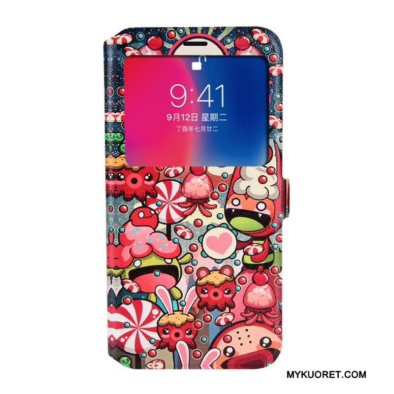 Kuori iPhone X Maalaus Sininen Puhelimen Kuoret, Kotelo iPhone X Suojaus Murtumaton