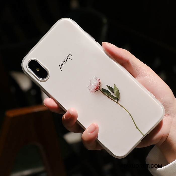 Kuori iPhone X Monivärinen Puhelimen Kuoret Ripustettavat Koristeet, Kotelo iPhone X Laukut Murtumaton Pesty Suede