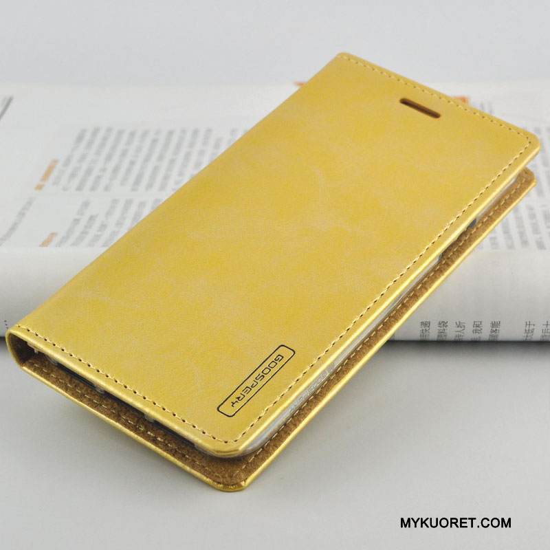 Kuori iPhone X Nahka Murtumaton Punainen, Kotelo iPhone X Laukut Puhelimen Kuoret Uusi