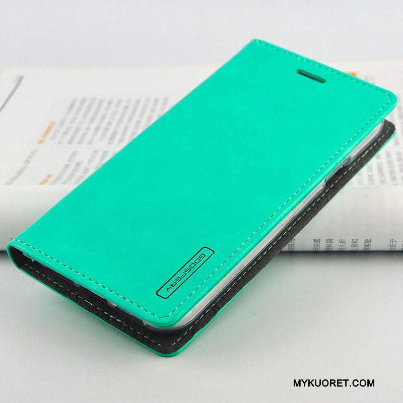 Kuori iPhone X Nahka Murtumaton Punainen, Kotelo iPhone X Laukut Puhelimen Kuoret Uusi