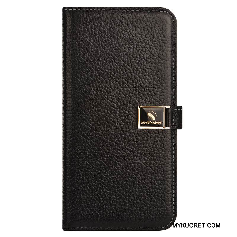 Kuori iPhone X Nahka Oranssi Puhelimen Kuoret, Kotelo iPhone X Luova Murtumaton Lehmä