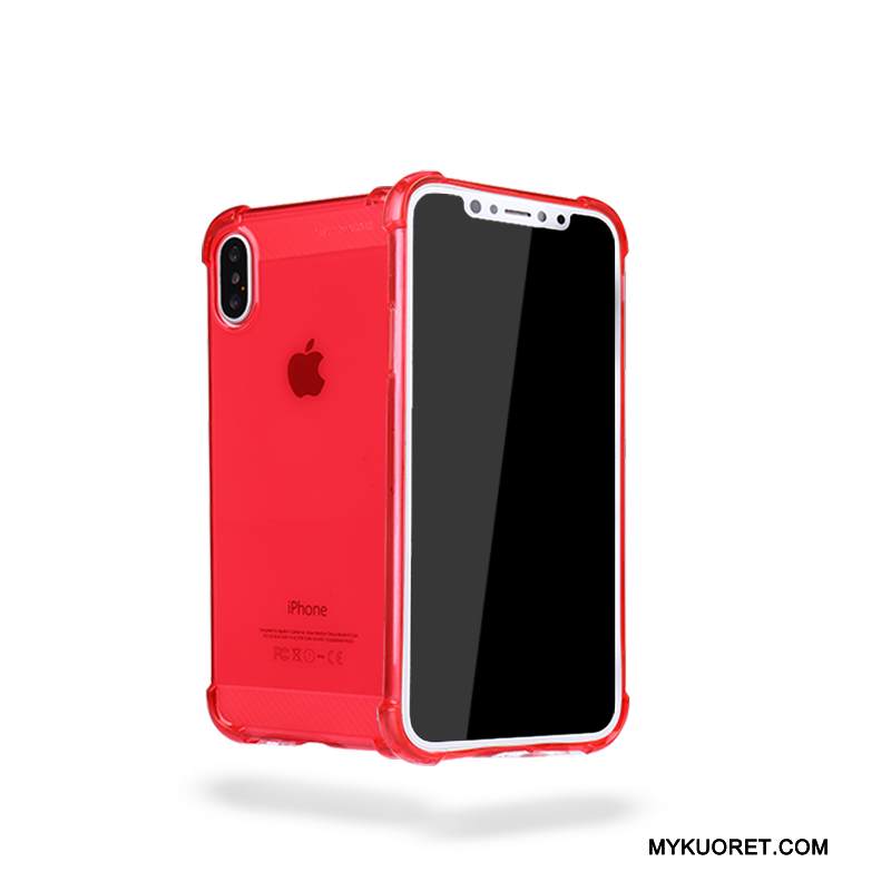 Kuori iPhone X Pehmeä Neste Murtumaton Ultra, Kotelo iPhone X Silikoni Vihreä Puhelimen Kuoret