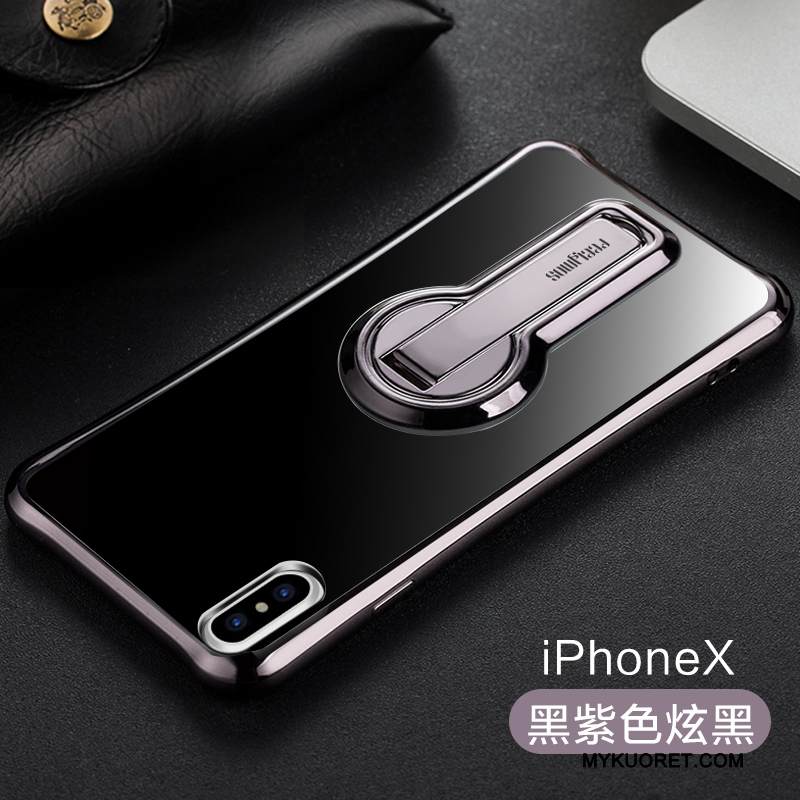 Kuori iPhone X Silikoni Puhelimen Kuoret Trendi, Kotelo iPhone X Pehmeä Neste Uusi Punainen