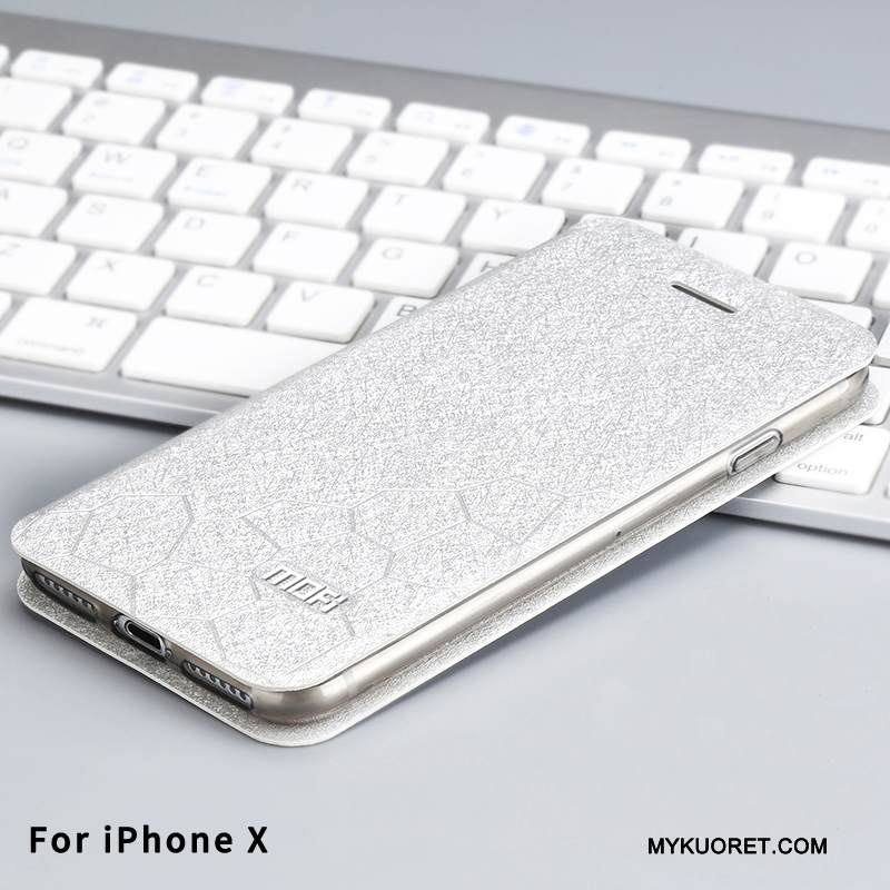Kuori iPhone X Suojaus Kulta Murtumaton, Kotelo iPhone X Laukut Puhelimen Kuoret