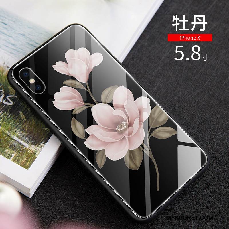 Kuori iPhone X Suojaus Lasi Trendi, Kotelo iPhone X Laukut Ihana Puhelimen Kuoret