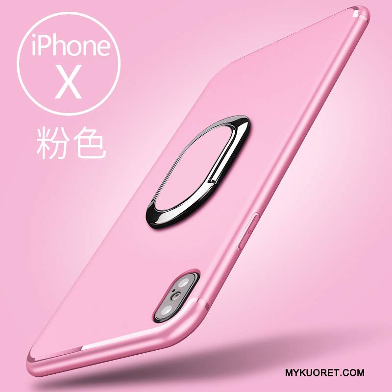 Kuori iPhone X Tuki Puhelimen Kuoret Punainen, Kotelo iPhone X Pehmeä Neste Uusi Ultra