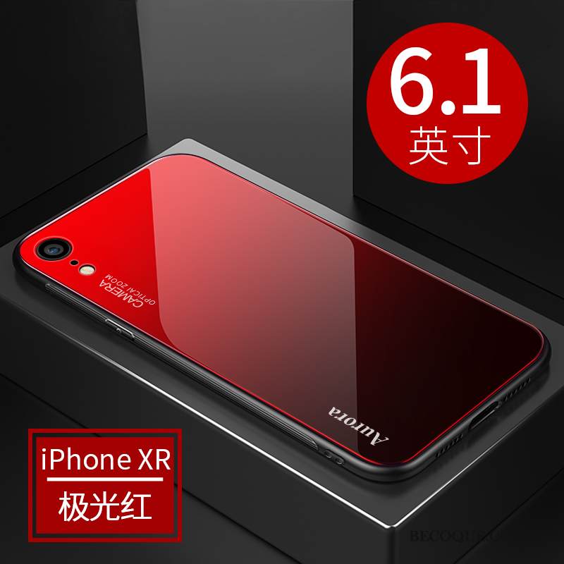 Kuori iPhone Xr Laukut Lasi Trendi, Kotelo iPhone Xr Luova Murtumaton Uusi