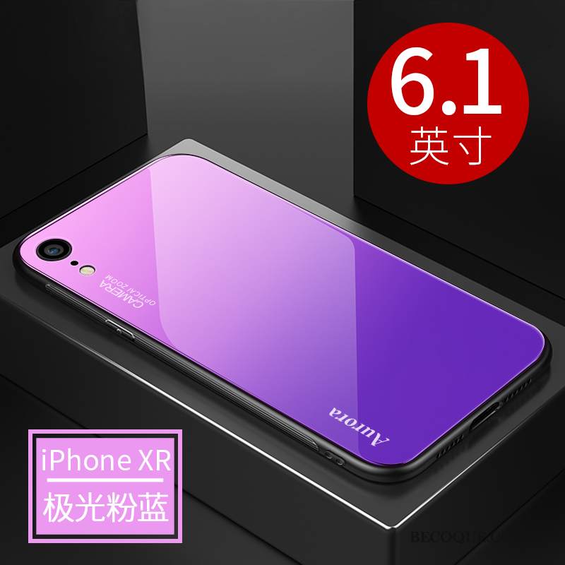 Kuori iPhone Xr Laukut Lasi Trendi, Kotelo iPhone Xr Luova Murtumaton Uusi