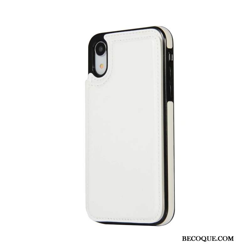 Kuori iPhone Xr Laukut Puhelimen Kuoret Murtumaton, Kotelo iPhone Xr Nahka Uusi Kortti