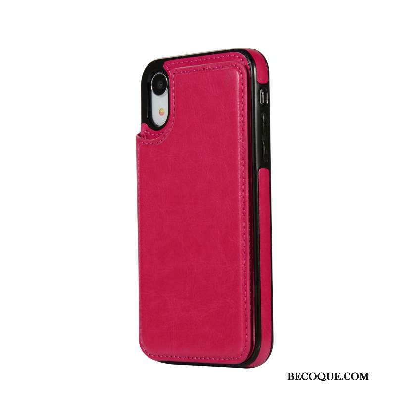 Kuori iPhone Xr Laukut Puhelimen Kuoret Murtumaton, Kotelo iPhone Xr Nahka Uusi Kortti
