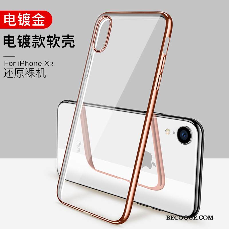 Kuori iPhone Xr Laukut Ultra Net Red, Kotelo iPhone Xr Luova Tide-brändi Läpinäkyvä