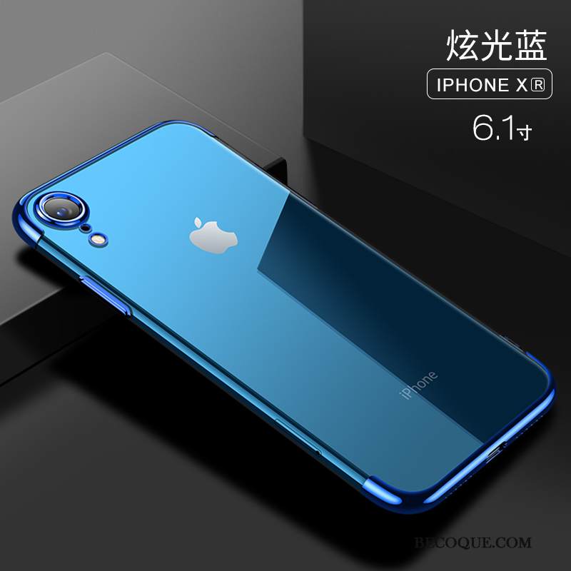 Kuori iPhone Xr Laukut Ylellisyys Murtumaton, Kotelo iPhone Xr Pehmeä Neste Puhelimen Kuoret Läpinäkyvä