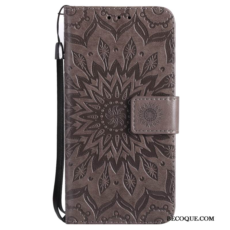 Kuori iPhone Xr Nahka Jauhe Aurinko, Kotelo iPhone Xr Kuoret Kukka Puhelimen Kuoret