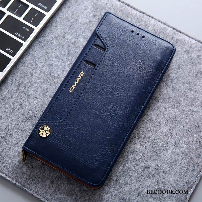 Kuori iPhone Xr Nahka Murtumaton Puhelimen Kuoret, Kotelo iPhone Xr Suojaus Kortti