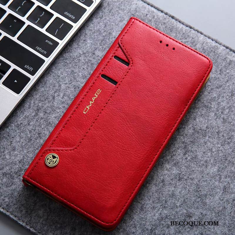 Kuori iPhone Xr Nahka Murtumaton Puhelimen Kuoret, Kotelo iPhone Xr Suojaus Kortti