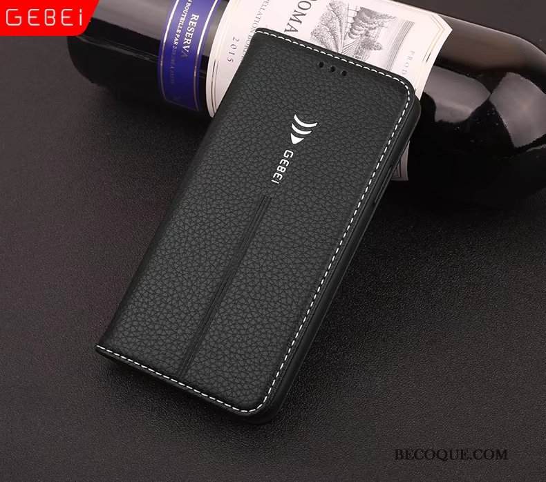 Kuori iPhone Xr Nahka Puhelimen Kuoret Kukkakuvio, Kotelo iPhone Xr Kuoret Musta Kulta