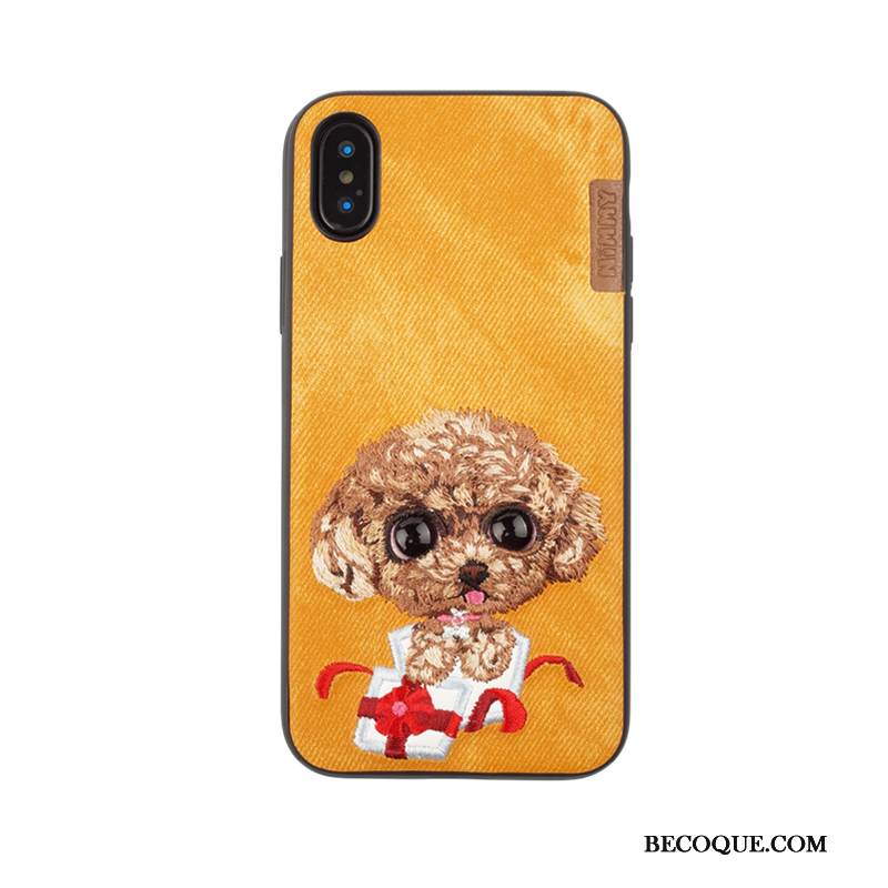 Kuori iPhone Xs Kissa Bear, Kotelo iPhone Xs Kirjonta Rakastunut