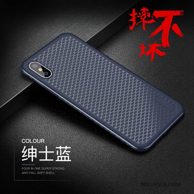 Kuori iPhone Xs Laukut Musta Murtumaton, Kotelo iPhone Xs Suojaus Ylellisyys Net Red