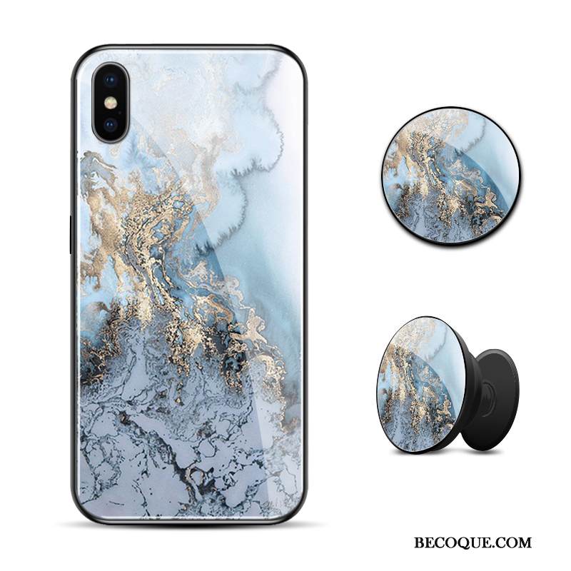 Kuori iPhone Xs Laukut Persoonallisuus Puhelimen Kuoret, Kotelo iPhone Xs Suojaus Murtumaton Lasi