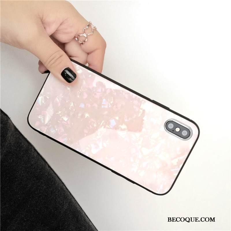 Kuori iPhone Xs Laukut Sininen Lasi, Kotelo iPhone Xs Suojaus Rakastunut Puhelimen Kuoret