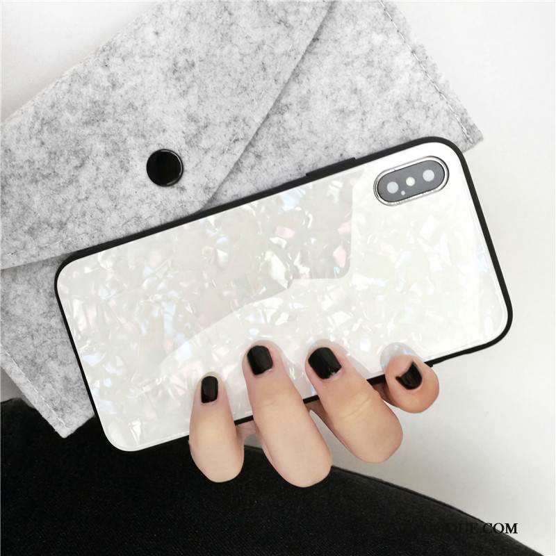 Kuori iPhone Xs Laukut Sininen Lasi, Kotelo iPhone Xs Suojaus Rakastunut Puhelimen Kuoret