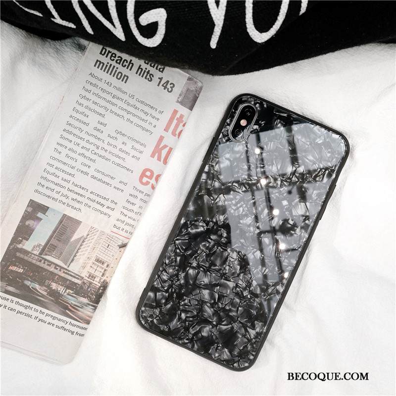 Kuori iPhone Xs Laukut Sininen Lasi, Kotelo iPhone Xs Suojaus Rakastunut Puhelimen Kuoret