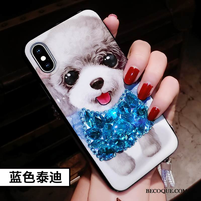 Kuori iPhone Xs Laukut Uusi Kannettava, Kotelo iPhone Xs Sarjakuva Murtumaton Kova