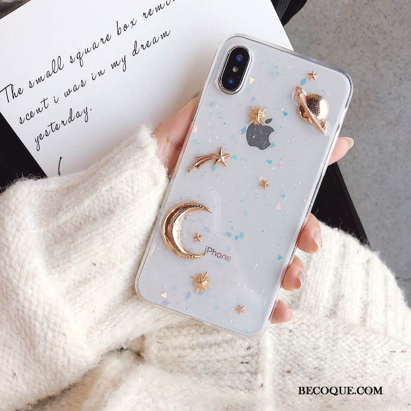 Kuori iPhone Xs Max Laukut Musta Murtumaton, Kotelo iPhone Xs Max Pehmeä Neste Puhelimen Kuoret Läpinäkyvä