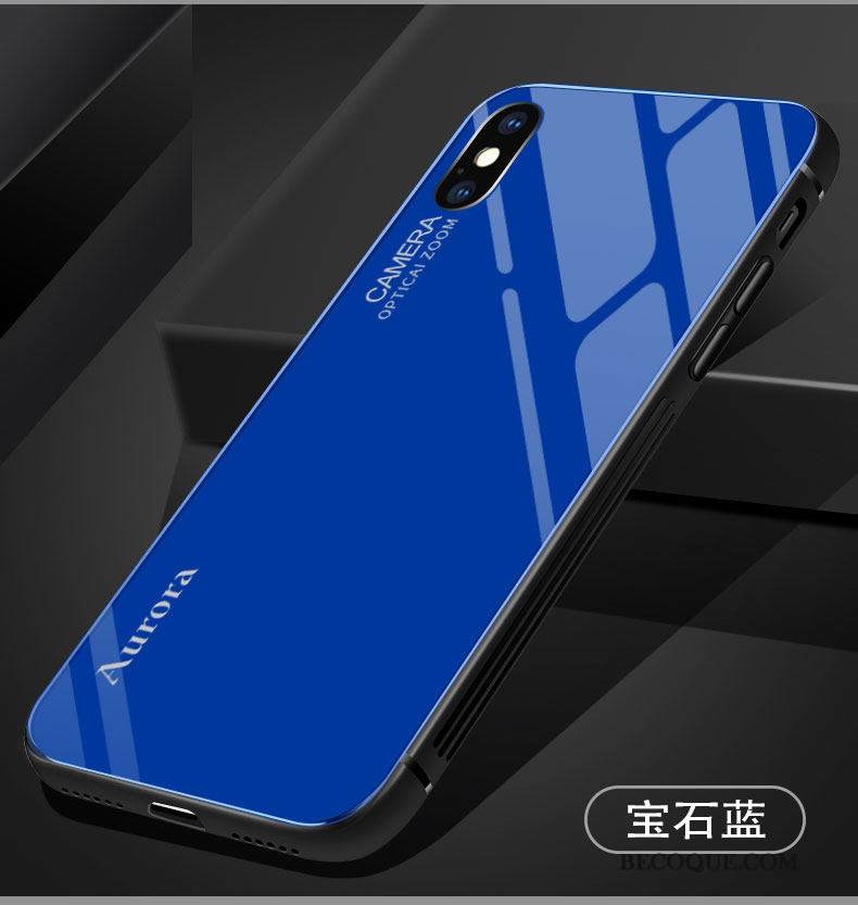 Kuori iPhone Xs Max Laukut Ohut Tide-brändi, Kotelo iPhone Xs Max Suojaus Murtumaton Karkaisu