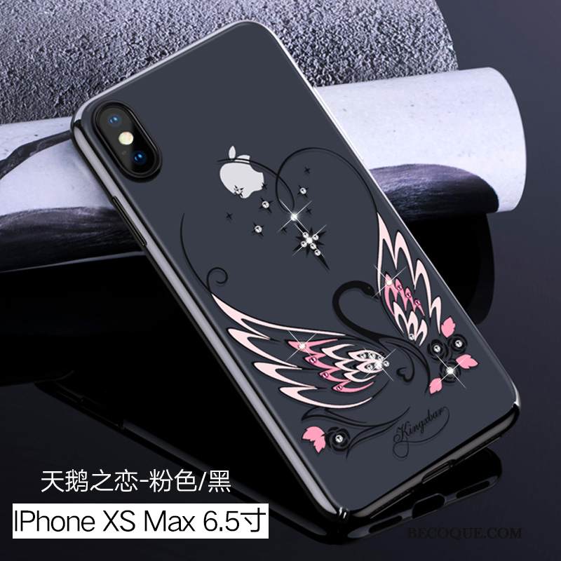 Kuori iPhone Xs Max Luova Persoonallisuus Uusi, Kotelo iPhone Xs Max Strassi Puhelimen Kuoret Sininen