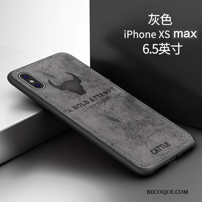 Kuori iPhone Xs Max Luova Tide-brändi Puhelimen Kuoret, Kotelo iPhone Xs Max Silikoni Persoonallisuus Murtumaton
