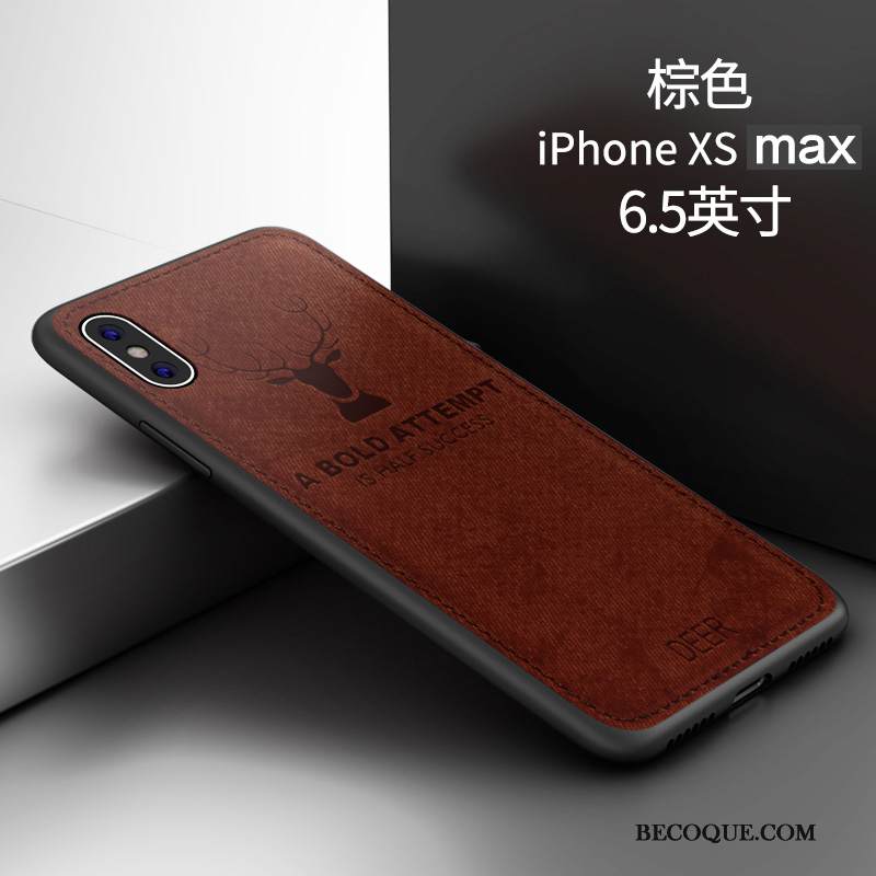 Kuori iPhone Xs Max Luova Tide-brändi Puhelimen Kuoret, Kotelo iPhone Xs Max Silikoni Persoonallisuus Murtumaton