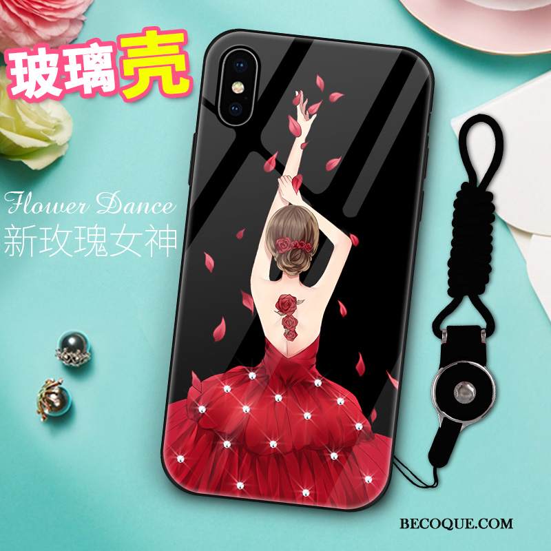 Kuori iPhone Xs Max Luova Vihreä Persoonallisuus, Kotelo iPhone Xs Max Silikoni Murtumaton Uusi