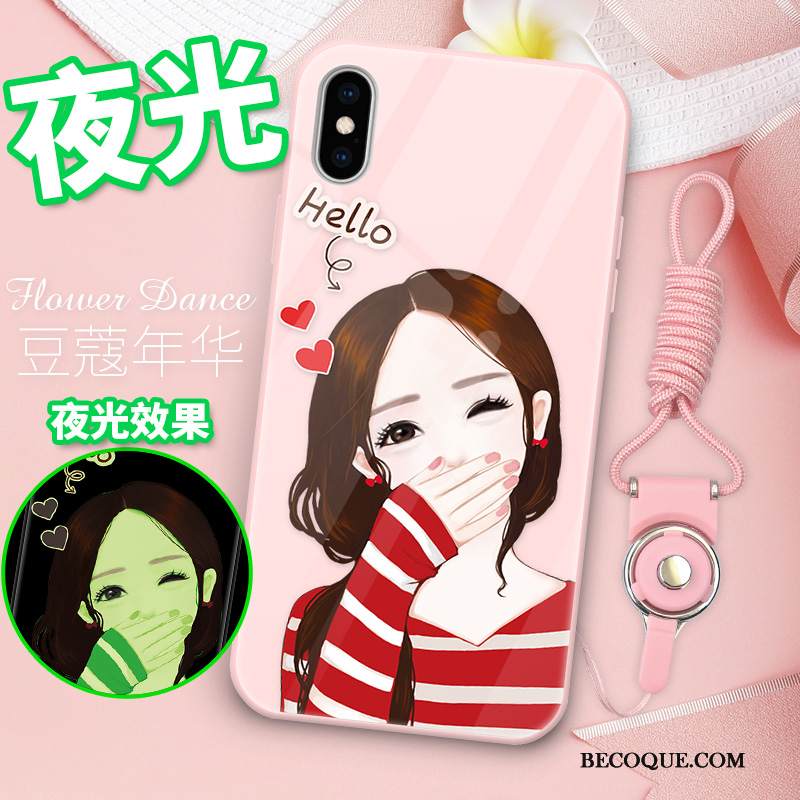 Kuori iPhone Xs Max Luova Vihreä Persoonallisuus, Kotelo iPhone Xs Max Silikoni Murtumaton Uusi