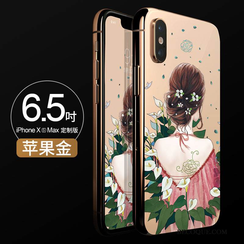 Kuori iPhone Xs Max Luova Vihreä Persoonallisuus, Kotelo iPhone Xs Max Silikoni Murtumaton Uusi