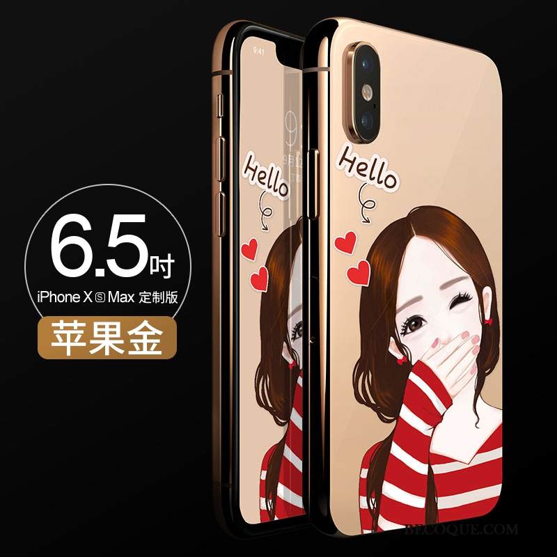 Kuori iPhone Xs Max Luova Vihreä Persoonallisuus, Kotelo iPhone Xs Max Silikoni Murtumaton Uusi