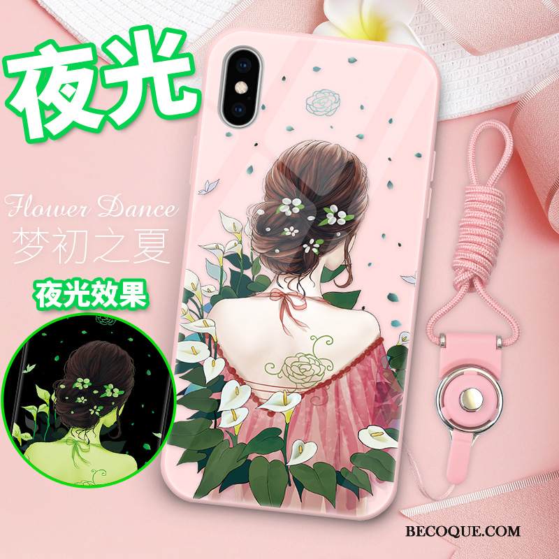 Kuori iPhone Xs Max Luova Vihreä Persoonallisuus, Kotelo iPhone Xs Max Silikoni Murtumaton Uusi