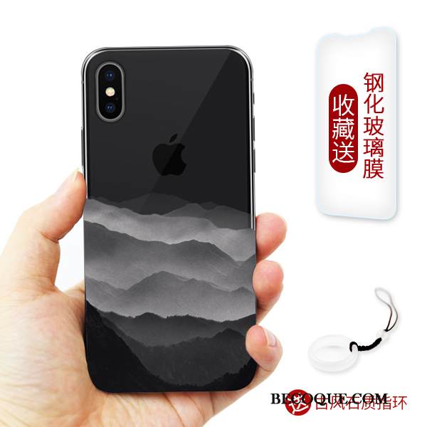 Kuori iPhone Xs Max Pehmeä Neste Murtumaton Puhelimen Kuoret, Kotelo iPhone Xs Max Laukut Uusi Trendi