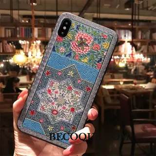 Kuori iPhone Xs Max Puhelimen Kuoret Pesty Suede, Kotelo iPhone Xs Max Murtumaton Sininen