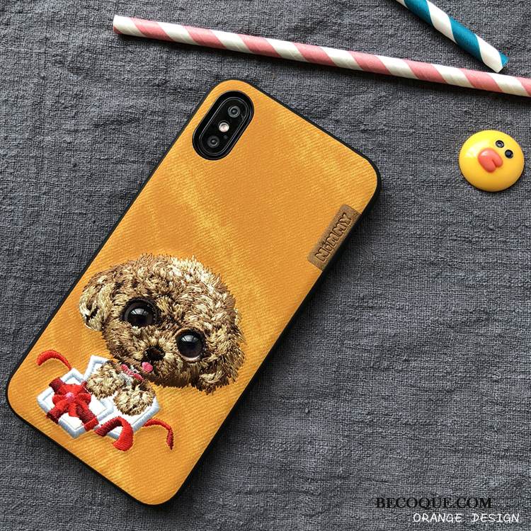 Kuori iPhone Xs Max Silikoni Kissa Murtumaton, Kotelo iPhone Xs Max Puhelimen Kuoret Tide-brändi