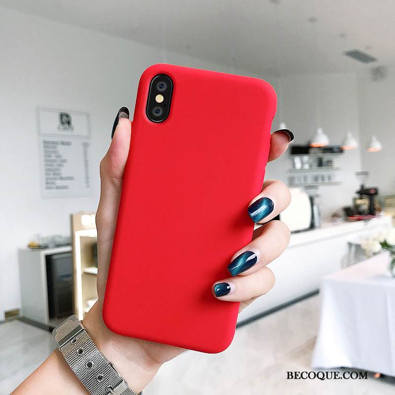 Kuori iPhone Xs Max Silikoni Vaalean Ultra, Kotelo iPhone Xs Max Net Red Tuuli