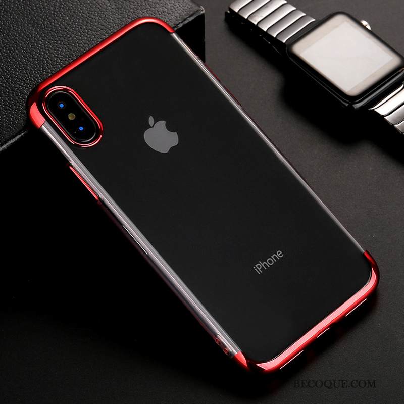 Kuori iPhone Xs Max Suojaus Puhelimen Kuoret Läpinäkyvä, Kotelo iPhone Xs Max Sininen Pinnoitus