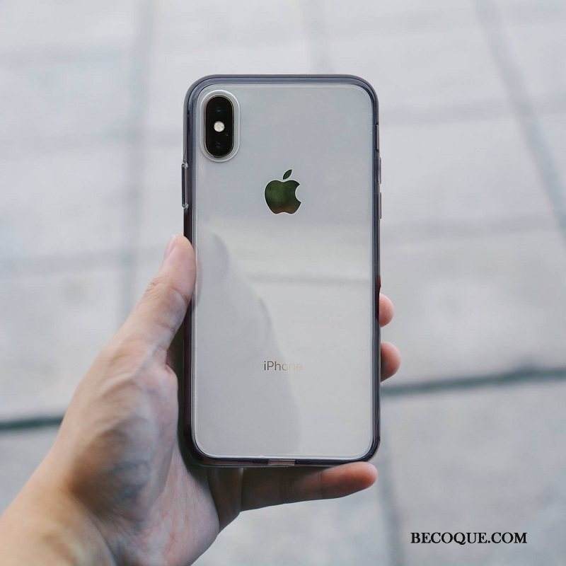 Kuori iPhone Xs Max Suojaus Uusi Tide-brändi, Kotelo iPhone Xs Max Pehmeä Neste Kova Murtumaton