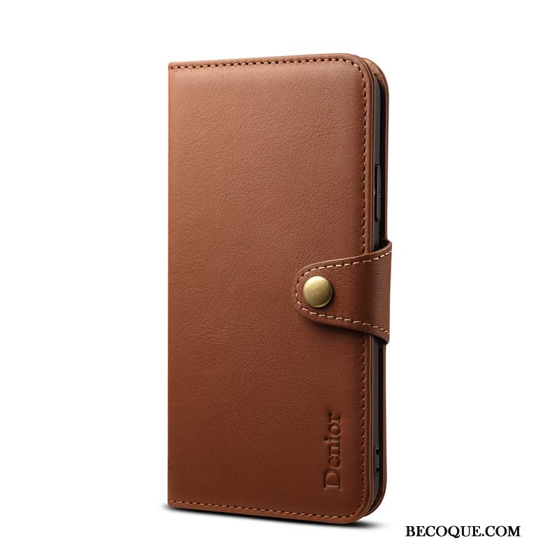 Kuori iPhone Xs Nahka Lehmä Puhelimen Kuoret, Kotelo iPhone Xs Kuoret Kortti